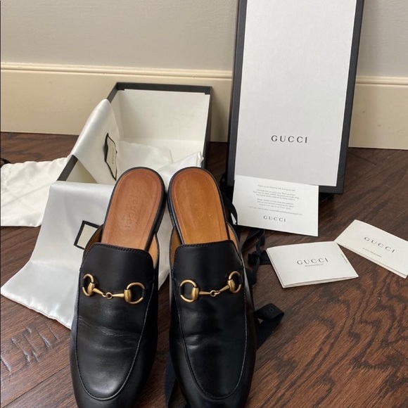 Princetown leather slippers GUCCI - Picture 3 of 8